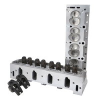 Proflow Cylinder Heads & Rocker Kit SuperMax EFI Aluminium Complete 590 HP 63cc Chamber 200cc Intake Runner EFI Holden Commodore VN Pair
