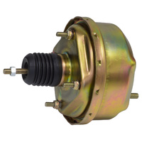 Proflow Power Brake Booster Universal 7in. Single Diaphragm, Zinc