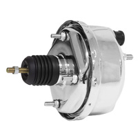 Proflow Power Brake Booster Universal 7in. Single Diaphragm, Chrome