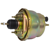 Proflow Power Brake Booster Universal 7in. Dual Diaphragm, Zinc