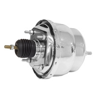 Proflow Power Brake Booster Universal 7in. Dual Diaphragm, Chrome