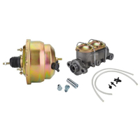 Proflow 8'' Brake Booster & Master Cylinder Como Universal 1 1/8 '' Master Cyl Bore Booster Dual 8 '' Kit PFEBBK8001-KIT