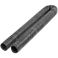 Proflow Silicone Brake Duct Hose Black Flexible 90mm (3.5in. ) x 2 Mtrs