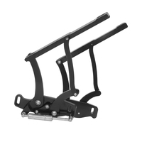 Proflow Bonnet Hinge Kit Billet Aluminium Chev Camaro 67-69 Black PFEBHGM01BK