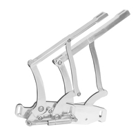 Proflow Bonnet Hinge Kit Billet Aluminium Chev Camaro 67-69 Polished PFEBHGM01P