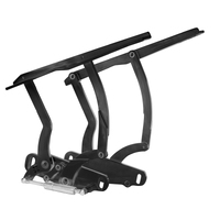 Proflow Bonnet Hinge Kit Billet Aluminium Chev Camaro 70-81 Black PFEBHGM02BK