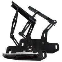 Proflow Bonnet Hinge Kit Billet Aluminium For for Holden HQ HJ HX HZ WB Black PFEBHGM03BK
