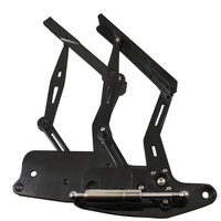 Proflow Bonnet Hinge Kit Billet Aluminium For for Holden HK HT & HG Black PFEBHGM04BK