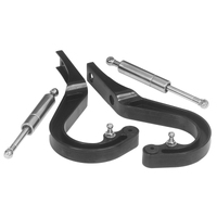 Proflow Boot Hinge Kit, Billet Aluminium Chev Camaro 67-69, Black