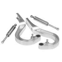 Proflow Boot Hinge Kit, Billet Aluminium Chev Camaro 67-69, Polished