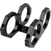 Proflow Fuel Pump Dual Mount Billet Aluminium 044 Bosch Bracket, Black