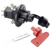 Proflow Master Battery Isolator Switch with Ignition Isolation 2 Position On-Off 12v 200Amp PFEBT-107
