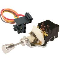 Proflow Universal Headlight Switch , Billet Knob Polished, Each