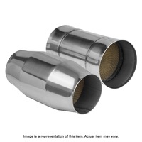 Proflow Catalytic Converter, Universal Stainless Steel Polished, 200 Cell 4.0in. x 200mm 