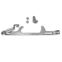 Proflow Throttle Cable Bracket, Billet Aluminium, Polished, Holley 4500, Each