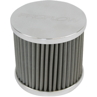 Proflow Oil Breather Filter Billet -08AN Female Thread, 60x50mm, Polished