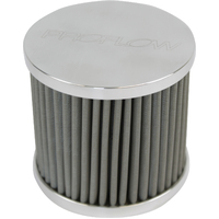 Proflow Oil Breather Filter Billet -08AN Female thread Polished PFECCB-3