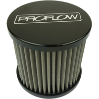 Proflow Oil Breather Filter Billet -10AN Female Thread, 90x78mm, Black