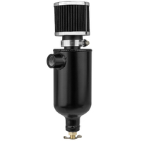 Proflow Oil Breather Pro Tank Aluminium 0.75L 1/2in. NPT Female Black PFECCT075NPTBK