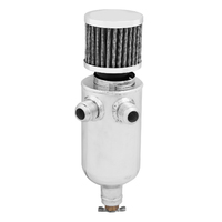 Proflow Oil Breather Tank Pro Aluminium, 650mL, -12AN x 2 Male, Polished