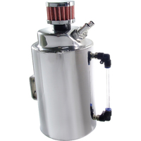 Proflow Oil Breather Catch Tank 1L w/Breather Polished PFECCT1P