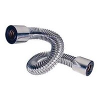 Proflow Radiator Hose Flexible Stainless Steel Chrome Kit .12in. Length PFECHR12