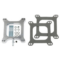Proflow Aluminium Spacer, 1/2 in. Open with Vacuum Port, Holley 4150 Carburettor Spacer, Each