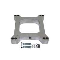 Proflow Aluminium Spacer, 1 in. Open with Vacuum Port, Holley 4150 Carburettor Spacer, Each