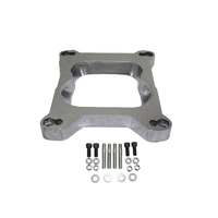 Proflow Carburettor Adaptor Spacer Aluminium 4-Barrel Quadrajet to Holley Open  PFECS500