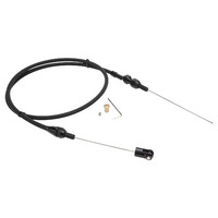 Proflow Throttle Cable, For Holden Commodore LS, Black Braided Stainless Wire, 48 in. 