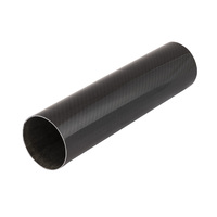 Proflow Carbon Fibre Air Intake Tube 2.50in. Straight 30cm Long PFECT101-250