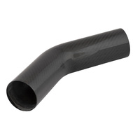 Proflow Carbon Fibre Air Intake Tube 2.00in. 45 Degree Elbow