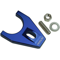 Proflow Distributor Hold-Down Clamp Billet Aluminium Blue Stud Mount SB For Ford Each PFEDC035B