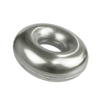 Proflow Tube Air Intake Intercooler Raw Aluminium Full Donut 3.5 in. (88mm) 2.03mm Wall PFEDTA350