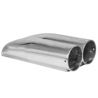 Proflow Carburettor Scoop, Aluminium, Polished, Shot Gun Style, Single/Dual Carburettor, Each