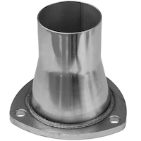 Proflow Header Reducers 3-Bolt Flange 3 in. Inlet 2.0 in. Outlet Stainless Steel Natural PFEECA3015S
