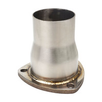 Proflow Header Reducers 3-Bolt Flange 3 in. Inlet 2.5in. Outlet 304 brushed Stainless Steel  PFEECA3020S