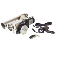 Proflow Stainless Electric Exhaust Cut Outs Series II with Remote controller Remote 2.5in.  PFEEEC6300