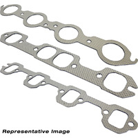 Proflow Exhaust Gaskets Header Fibre Laminated Small Port For Chevrolet Big Block Pair PFEEGCBBO