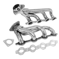 Proflow Exhaust Stainless Steel Block Huggers For Chevrolet For Holden LS1 LS2 Rear Outlet PFEEH7003