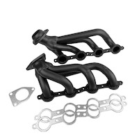 Proflow Exhaust Black Ceramic Block Huggers For Chevrolet For Holden LS1 LS2 Rear Outlet PFEEH7003BK