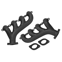 Proflow Exhaust Manifolds High Silicon Ductile Iron Black Casting For Chev For Holden LS Series Engines Pair PFEEH8501BKC