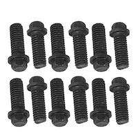 Proflow Header Bolts Hex Head M8 X 1.25 in Custom Black Oxide For Chevrolet For Holden LS Engine Set of 12  PFEEHBLSBK