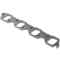 Proflow Header Extractor Flanges Steel 3/8 in. Thick SB For Chev PFEEHPGM1