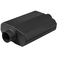 Proflow Muffler Black Flow Chamber 3in. Centre Inlet To 3in. Centre Outlet PFEEM21506