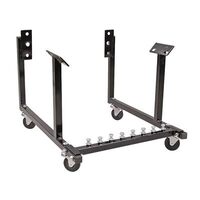 Proflow Engine Dolly Steel Black Powder Coat Wheels Included For Chevrolet Small & Big Block Each PFEENG1-BK