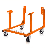 Proflow Engine Dolly Steel Orange Powder coat Wheels Included For Chevrolet Small & Big Block Each PFEENG1