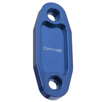 Proflow Fuel Pump Block-Off Plate, Aluminium, Blue Anodised, For Ford 302-351C, Each