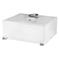 Proflow Fuel Cell Tank 20g 78L Aluminium Flat Bottom Natural 620 x 510 x 260mm With Sender Two -10 AN Female Outlets Each PFEFC120FB