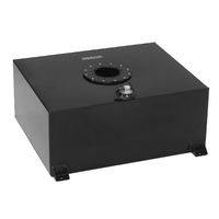 Proflow Fuel Cell EFI Tank 15g 57L Aluminium Black 510 x 460 x 260mm With Sender Each PFEFC8015